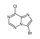 7-bromo-4-chloroimidazo[2,1-f][1,2,4]triazine Structure