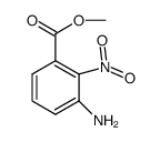 3-氨基-2-硝基苯甲酸甲酯结构式