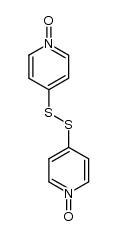 bis(N-oxido-4-pyridyl) disulphide Structure