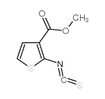 甲基-2-异硫代氰基噻吩-3-羧酸盐结构式