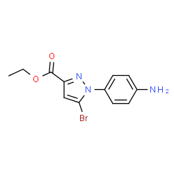 ETHYL1-(4-AMINOPHENYL)-5-BROMO-1H-PYRAZOLE-3-CARBOXYLATE picture