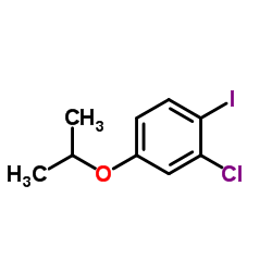 2-Chloro-1-iodo-4-isopropoxybenzene Structure