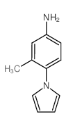 3-Methyl-4-pyrrol-1-yl-phenylamine Structure