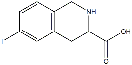 6-iodo-1,2,3,4-tetrahydroisoquinoline-3-carboxylic acid Structure