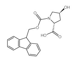 Fmoc-trans-4-Hydroxy-D-proline Structure