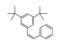 1,3-ditert-butyl-5-(2-phenylethenyl)benzene Structure