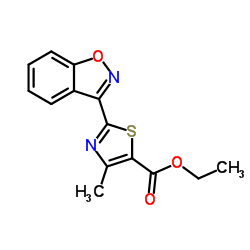 Ethyl 2-(1,2-benzoxazol-3-yl)-4-methyl-1,3-thiazole-5-carboxylate Structure