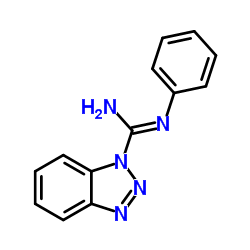 N-phenyl-1H-benzo[d][1,2,3]triazol-1-carboximidamide结构式