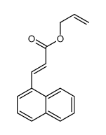 prop-2-enyl 3-naphthalen-1-ylprop-2-enoate Structure