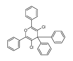 3,5-dichloro-2,4,4,6-tetraphenylpyran Structure