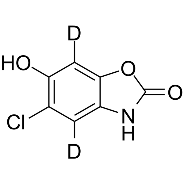 6-羟基氯唑沙宗-d2结构式