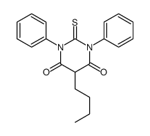 5-Butyl-1,3-diphenyl-2-thiobarbituric acid结构式