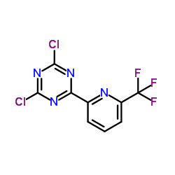 2,4-二氯-6-(6-(三氟甲基)吡啶-2-基)-1,3,5-三嗪图片