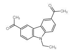 3,6-Diacetyl-9-ethylcarbazole Structure