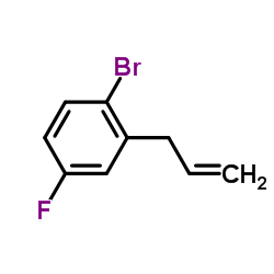 2-Allyl-1-bromo-4-fluorobenzene结构式
