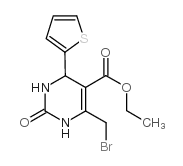 6-(溴甲基)-2-氧代-4-噻吩-2-基-1,2,3,4-四氢嘧啶-5-羧酸乙酯结构式