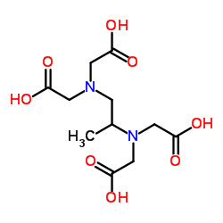 (S)-(+)-1,2-丙二胺-N,N,N',N'-四乙酸结构式