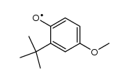 2-tert-butyl-4-methoxyphenoxyl radical结构式