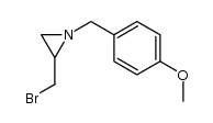 2-bromomethyl-1-[(4-methoxyphenyl)methyl]aziridine Structure