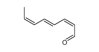 Octa-2,4,6-trienal Structure