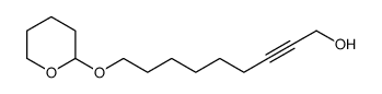 9-(oxan-2-yloxy)non-2-yn-1-ol结构式