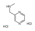 N-methyl-1-pyrazin-2-ylmethanamine,dihydrochloride结构式