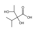 [2S,3S,(-)]-2,3-Dihydroxy-2-isopropylbutanoic acid结构式