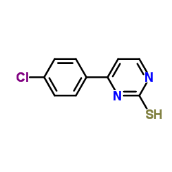 4-(4-chlorophenyl)pyrimidine-2-thiol Structure