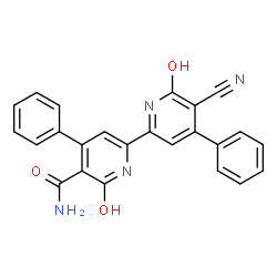 5'-Cyano-1,1',6,6'-tetrahydro-6,6'-dioxo-4,4'-diphenyl-2,2'-bipyridine-5-carboxamide picture