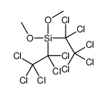 dimethoxy-bis(1,1,2,2,2-pentachloroethyl)silane Structure