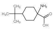 1-氨基-4-叔丁基环己烷羧酸结构式