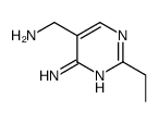 5-(aminomethyl)-2-ethylpyrimidin-4-amine结构式