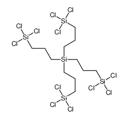 tetrakis(3-trichlorosilylpropyl)silane Structure