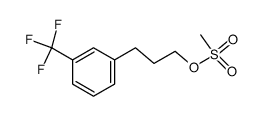 Methanesulfonic Acid 3-(3-Trifluoromethylphenyl)Propyl Ester Structure