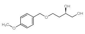 (R)-4-(4-甲氧基苄氧基)-1,2-丁二醇结构式