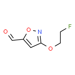 5-Isoxazolecarboxaldehyde, 3-(2-fluoroethoxy)- (9CI) picture