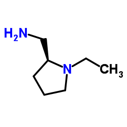 (S)-2-(氨甲基)-1-乙基吡咯烷结构式