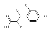 2,3-dibromo-3-(2,4-dichloro-phenyl)-propionic acid Structure
