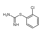 S-[2-Chlor-phenyl]-isothioharnstoff结构式