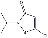 5-氯-2-异丙基异噻唑-3(2H)-酮结构式