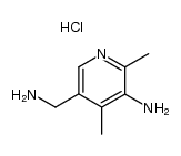 5-aminomethyl-2,4-dimethyl-[3]pyridylamine, dihydrochloride结构式