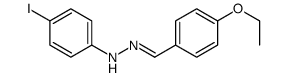 N-[(4-ethoxyphenyl)methylideneamino]-4-iodoaniline结构式