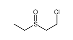 1-Chloro-2-(ethylsulfinyl)ethane Structure