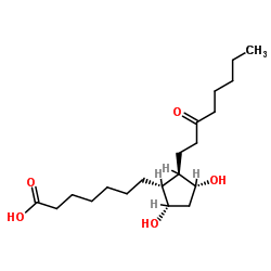 13,14-二氢-15-酮前列腺素f1alpha结构式