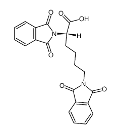 (S)-2,6-diphthalimidohexanoic acid结构式