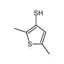 2,5-dimethylthiophene-3-thiol结构式
