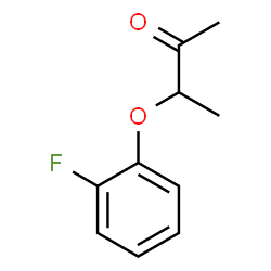 3-(2-Fluorophenoxy)-2-butanone Structure
