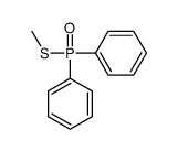 [methylsulfanyl(phenyl)phosphoryl]benzene结构式