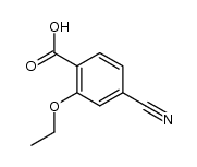 2-ethoxy-4-cyanobenzoic acid结构式