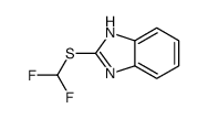 (9ci)-2-[(二氟甲基)硫代]-1H-苯并咪唑结构式